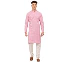 Jompers Men39s Embroidered Pure Cotton Kurta Pyjama