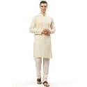 Jompers Men39s Embroidered Straight Kurta Pyjama Set.