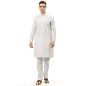 Jompers Men39s Embroidered Straight Kurta Pyjama Set.