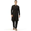 Jompers Men39s Embroidered Straight Kurta Pyjama Set.