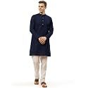 Jompers Men39s Embroidered Straight Kurta Pyjama Set.