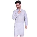 Jompers Men39s Regular Fit Georgette Chikankari Embroider