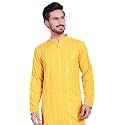 Jompers Men39s Regular Fit Rayon Sequins Chikankari