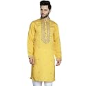 Jompers Men39s Sequins Embroidered Kurtas