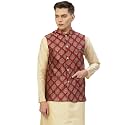 Jompers Men39s Woven Design Nehru Jacket.