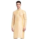 Jompers Men Black amp White Solid Kurta