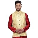 Jompers Men Embroidered WaistcoatsNehru jeckets.