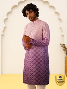 Jompers Men Printed Straight Kurta