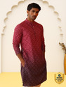 Jompers Men Printed Straight Kurta