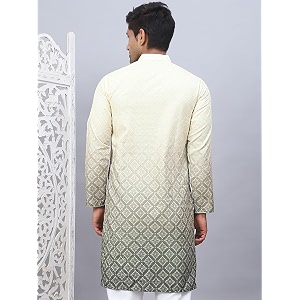 Jompers Men Pure Cotton Straight Fit Ombre