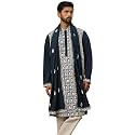 Jompers Silk Blend Embroidered Kurta Pyjama Dupatta