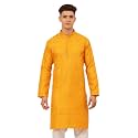 Jompers Silk Blend Men39s Woven Design Kurtas.