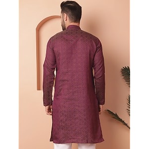 Jompers Silk Mens Regular Fit Woven Design