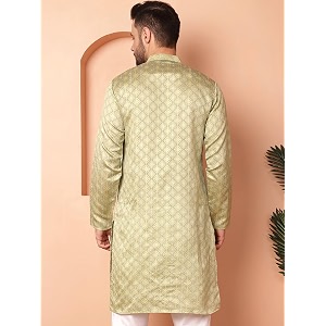 Jompers Silk Mens Regular Fit Woven Design