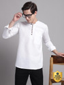 Jompers Solid Pure Cotton Straight Kurta for