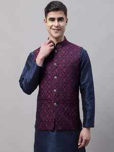 Jompers Woven Men Waistcoat