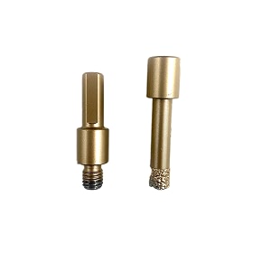 jon bhandari tools 10mm 38 inch 2-in-1 diamond core drill bit with adapter  vacuum brazed hole saw cutter for marble granite tiles concrete stone brick  wet amp dry drilling for power tools