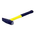 Jon Bhandari Tools 300g Machinist Hammer – High Carbon Steel Head, Shock Absorbing TPR Grip – Heavy Duty Riveting, Metal Shaping, Flattening, Metalworking & Dent Removal Tool for Professionals & DIY