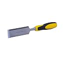 Jon Bhandari Tools 38mm (1-1/2”) Wood Chisel – Bevel Edge, Hardened Steel Blade with Soft Grip Handle – Professional Hand Tool for Woodworking, Carving &amp; Shaping