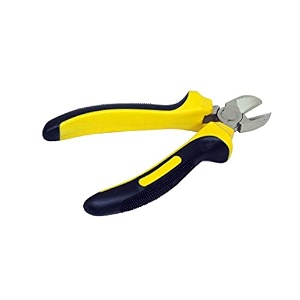 jon bhandari tools 65 inch diagonal cutting plier  heavy duty wire cutter with comfort grip for wires cables amp soft metal for electrical diy amp home use