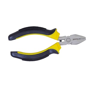 jon bhandari tools 45 inch combination cutting plier mini  electrician tool for holding twisting amp cutting wires  heavy-duty wire cutter with anti-slip grip amp insulated handle for electrical work