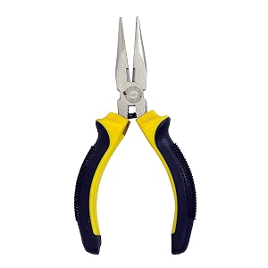 jon bhandari tools long nose plier mini 45 inch  slim precision pliers for gripping bending amp cutting wires  ideal for crafting electronics amp repairs
