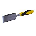 Jon Bhandari Tools 50mm (2-Inch) Wood Chisel – Bevel Edge, Hardened Steel Blade with Soft Grip Handle – Professional Hand Tool for Woodworking, Carving &amp; Shaping
