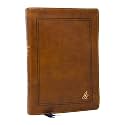 The Jonathan Edwards Study Bible: Experience Abiding Joy in Christ (NKJV, Brown Leathersoft, Red Letter, Comfort Print)