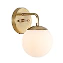 JONATHAN Y Louis Parisian Globe 5.75" Vanity 1-Light, Gold Painting
