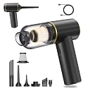 JONEME Car Vacuum Cordless Cleaner High Power 12000PA,6 in 1 Hand Held Vacuum Cordless Rechargeable Air Blower & Pump & Air Duster,Small Mini Handheld Vacuum for Car,Home,Office,Pet Hair