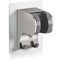 JONKEAN 3m Shower Head Holder Without Drilling Brushed Nickel, 1 Pack