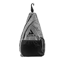 JOOLA Essentials Sling Pickleball Bag - Fits 2 Rackets and 4 Balls - Features Front Pocket, Fence Hook, & Water Bottle Mesh Pocket - Reversible Left or Right Single Backpack Strap