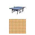 JOOLA Inside 25mm Table Tennis Table with Net Set + JOOLA Training 3 Star Table Tennis Balls