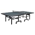JOOLA Inside Professional MDF Indoor Ping Pong Table with Quick Clamp Table Tennis Net and Post Set - 10 Minute Easy Assembly - Tournament Quality - Foldable with Single Player Playback Mode