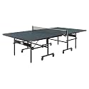 JOOLA Inside Professional MDF Indoor Ping Pong Table with Quick Clamp Table Tennis Net and Post Set - 10 Minute Easy Assembly - Tournament Quality - Foldable with Single Player Playback Mode