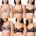 Joomie Heavily Padded Printed Bra Push-up Bra