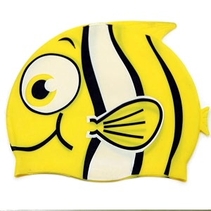 joonor silicone swimming cap for kids bathing cap for kids children boys girls - children swim cap for boys and girls aged 3-8 - cartoon pattern swimming cap