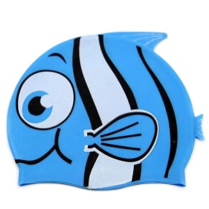 joonor silicone swimming cap for kids bathing cap for kids children boys girls - children swim cap for boys and girls aged 3-8 - cartoon pattern swimming cap