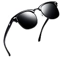 Joopin Half Frame Sunglasses UV Protection Vintage Browline Sun Glasses