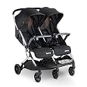Joovy Kooper X2 Lightweight Travel Double Stroller, Black