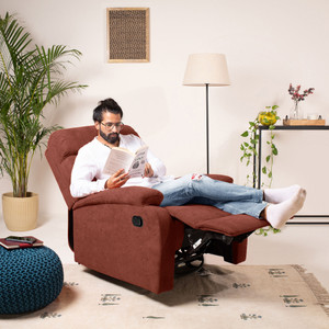 jordyblue alonso fabric manual rocker recliner