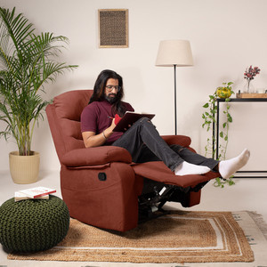jordyblue jamie fabric manual recliner