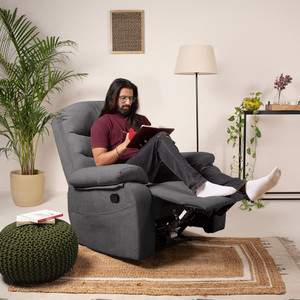 jordyblue jamie fabric manual recliner
