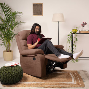jordyblue jamie fabric manual recliner
