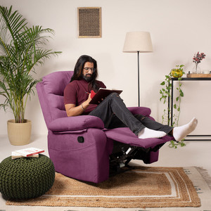 jordyblue jamie fabric manual recliner