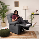 Jordyblue Jamie Fabric Manual Recliner