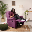 Jordyblue Jamie Fabric Manual Recliner