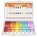 JOREST 30Pcs Mini & Standard Car Fuse Assortment Kit, 15 Mini Blade Fuses Automotive + 15Standard Auto Fuses - for Car/RV/Truck/Motorcycle(2Amp 3A 5A 7.5A 10A 15A 20A 25A 30A 35A 40A)