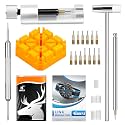 JOREST Watch Link Removal Tool, Watch Band Tool Kit, Repair Kit for Watch Bracelet Adjustment and Replacement and Resizing, With User Manual, Watch Link Remover, 20PCS Spring Bars, 13PCS Spare Needle
