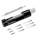 JOREST Watch Link Removal Tool, Watch Band Tool Kit, Tool for Watch Bracelet Adjustment and Replacement and Resizing, with Doubled-ended Pin Punches，6Pcs Spare Needle, 2 Hammer-Like for Installation